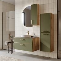 Шкафчик ORKA Salerno 30 подвесной, цвет Sardinia, ручка золото 3005749 — фото 2, Шкафы для ванной