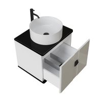 Столешница "НОРМА-60 см" черная (искусственный камень) 506003 — фото 4, Столешницы под раковину