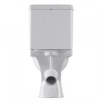 Унитаз-компакт "Визит" косой выпуск, с 1-реж. кнопочной арм. и сид. п/п "Уклад,крап на белом. SANTE 1P4053S0100BF — фото 5, Напольные унитазы