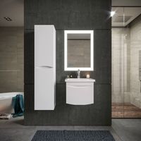 Комплект мебели для ванной Бриклаер ВЕГА 50, белый — фото 1, Комплекты мебели для ванной