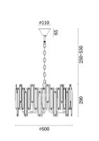 Подвесной светильник Freya арт-FR5085PL-05CH — фото 2, Подвесные светильники