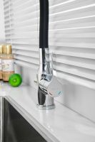 Смеситель для кухни с гибким изливом и подключением фильтра BELZ, хром, арт-B76814 — фото 5, Смесители для кухни