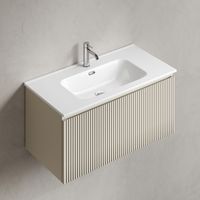 Товар: Тумба подвесная SANCOS Snob R 1.0 890х445х406, c одним ящиком оснащенным доводчиками, Beige Soft , арт. арт-SNR1.090CE - фото 2 Тумба подвесная SANCOS Snob R 1.0 890х445х406, c одним ящиком оснащенным доводчиками, Beige Soft , арт. арт-SNR1.090CE — фото 2, Тумбы под раковину