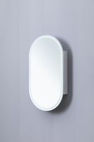 Зеркальный шкаф Aquanet Монте 50 белый, с LED подсветкой арт-00344787 — фото 6, Зеркальные шкафы в ванную