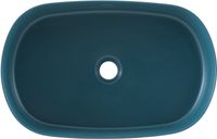 Раковина накладная Allen Brau Fantasy 55 петроль арт-4.11022.PT — фото 1, Раковины накладные
