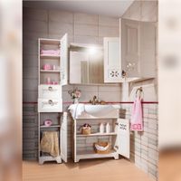 Товар: Комплект мебели для ванной Бриклаер , бежевый арт-КАНТРИ 80K - фото 5 Комплект мебели для ванной Бриклаер , бежевый арт-КАНТРИ 80K — фото 5, Комплекты мебели для ванной