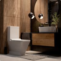 Товар: Унитаз напольный Rimless c сиденьем SoftClose, горизонтальный выпуск. 620x345x415мм арт-AQM1005PRO - фото 10 Унитаз напольный Rimless c сиденьем SoftClose, горизонтальный выпуск. 620x345x415мм арт-AQM1005PRO — фото 10, Напольные унитазы