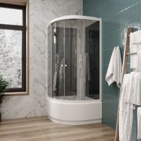 Ограждение VIVA90B N душевое Ceruttispa без поддона (90x90x195) — фото 84, Прямоугольные душевые уголки