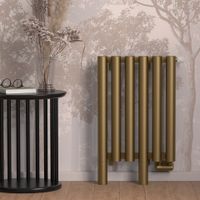 Отопительный радиатор Сунержа Кумир-0 EU50 правый 500х190 3 секции Матовое золото арт-032-0351-5003 — фото 4, Радиаторы отопления