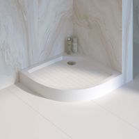 Душевой поддон полукруглый RGW SMC/R W Белый (Уценка) 900x900 57350499-01U — фото 7, Душевые поддоны