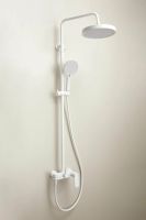 Душевая стойка с тропическим душем BELZ, белая, арт-B24713-8 — фото 2, Душевые стойки