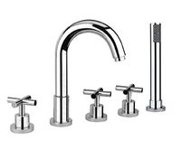 Смеситель на борт ванны Fiore XT 25CR0505, хром — фото 1, Смесители на борт ванны