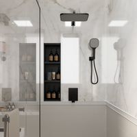 Товар: Встраиваемая душевая система AVELLA, Чёрный матовый арт-AV-410-B-C4 - фото 2 Встраиваемая душевая система AVELLA, Чёрный матовый арт-AV-410-B-C4 — фото 2, Встраиваемые душевые комплекты