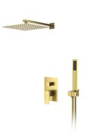 Душевая система встраиваемая D&K Bayern.Liszt , матовое золото арт-DA1515707A04 — фото 1, Встраиваемые душевые комплекты