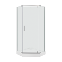 Ограждение VIVA90B N душевое Ceruttispa без поддона (90x90x195) — фото 82, Прямоугольные душевые уголки