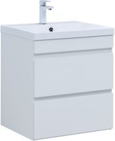 Тумба с раковиной Aquanet Нота new 58 цв.белый глянец 00335870 — фото 1, Тумбы с раковиной