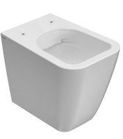 Унитаз GLOBO STONE напольный приставной безободковый цвет белый ST004BI — фото 1, Приставные унитазы