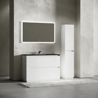 Товар: Тумба под раковину SANCOS Libra Floor напольная, 1190х450х840, c двумя ящиками оснащенными доводчиками, белый глянец , арт. арт-LB120F-1W - фото 9 Тумба под раковину SANCOS Libra Floor напольная, 1190х450х840, c двумя ящиками оснащенными доводчиками, белый глянец , арт. арт-LB120F-1W — фото 9, Тумбы под раковину