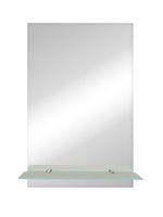 Зеркало Прямоугольник 390х590 с полкой В011 — фото 1, Зеркала в ванную комнату