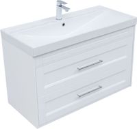 Товар: Тумба с раковиной Aquanet Бостон new 100 (Flat) цв.белый сатин 00345363 - фото 2 Тумба с раковиной Aquanet Бостон new 100 (Flat) цв.белый сатин 00345363 — фото 2, Тумбы с раковиной