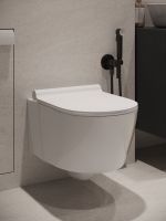 Товар: Agger Унитаз подвесной безободковый белый с инсталляцией, микролифт, кнопка смыва белая арт-ATI05100+APB188 - фото 2 Agger Унитаз подвесной безободковый белый с инсталляцией, микролифт, кнопка смыва белая арт-ATI05100+APB188 — фото 2, Комплекты унитаз + инсталляция