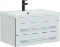 Тумба под раковину Aquanet Верона 75 белый (подвесная 2 ящика) арт-00176669 — фото 9, Тумбы под раковину