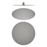 AQ2075BGM круглый верхний душ 300*2 мм, оружейная сталь — фото 1, Верхние души