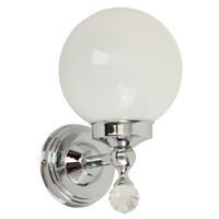 AMERIDA Светильник, стекло матовое/хром/Crystal 16590 — фото 1, Светильники в ванную