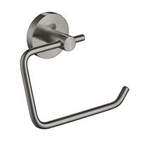 AQ4118BGM ЕВРОПА бумагодержатель квадратный, оружейная сталь — фото 1, Держатели туалетной бумаги