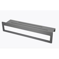 Полка с держателем полотенец Raglo , графит арт-R340.04.09 — фото 1, Полки для ванной и душа