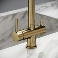 Смеситель для кухни SANCOS Foster с возможностью подключения фильтра для воды, брашированное золото, арт. арт-SC4014BG — фото 6, Смесители для кухни