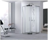 Душевой уголок Aquanet Delta NPE2142 90x90, R550, прозрачное стекло арт-00202312 — фото 1, Душевые уголки четверть круга