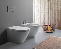 Товар: Унитаз GLOBO STOCKHOLM напольный приставной цвет белый LA001BI - фото 2 Унитаз GLOBO STOCKHOLM напольный приставной цвет белый LA001BI — фото 2, Приставные унитазы