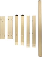 Ножки для мебели Allen Brau Reality 90 1.320A13.03 латунь браш — фото 1, Комплектующие для мебели в ванной