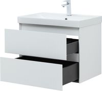 Тумба под раковину Aquanet Альтера 70 белый матовый 00337155 — фото 7, Тумбы под раковину