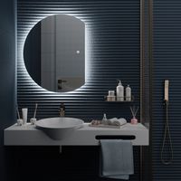 Зеркало с LED-подсветкой MOON (70*90) /AQUA DE MARCO Moon70/90 — фото 4, Зеркала в ванную комнату