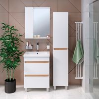 Тумба напольная SYDNEY 60 /2ящ/ AQUA DE MARCO 2060WCSYD/1 — фото 8, Тумбы под раковину