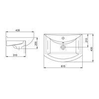 Комплект Grossman "ЭКО-60" 3 в 1 2-х дверн. комбинированный, 2 места 106052-2 — фото 6, Комплекты мебели для ванной