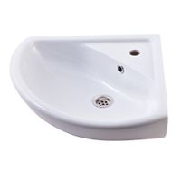 ЭЛЕГИЯ Угловой умывальник на мебель с обрамлением (555х460) ROSA Вн МуБ08 — фото 1, Раковины накладные