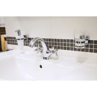 Смеситель Morava retro для раковины с донным клапаном пласт, арт-MK129.5KZ — фото 1, Смесители для раковины