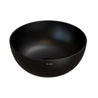 Раковина GLOBO T-EDGE накладная цвет черный матовый B6T37AR — фото 1, Раковины накладные