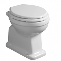 Унитаз SIMAS LONDRA напольный приставной или к бачку с горизонтальным сливом цвет белый LO911 — фото 1, Подвесные унитазы