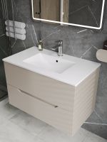 Agger Раковина встраиваемая санфарфор, белый глянец арт-ASF11800 — фото 2, Раковины встраиваемые снизу