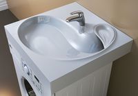 Раковина Buta 60 на стиральную машину белый JORNO арт-4627173210348 — фото 2, Раковины на стиральную машину