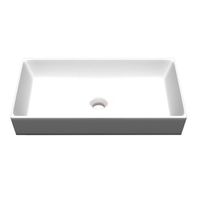 Раковина Scarabeo TEOREMA 2.0 накладная без перелива без отверстий цвет белый арт-5102 — фото 1, Раковины накладные