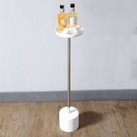 Стойка для ванной комнаты ABBER Stein AS1634 белая матовая — фото 1, Стойки - набор держателей