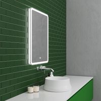 Зеркало LEO (600*800*45) LED с сенсорным выкл. и подогревом арт-166080 — фото 2, Зеркала в ванную комнату