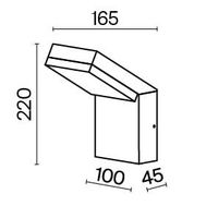 Настенный светильник (бра) Outdoor O595WL-L12B3K — фото 2, Уличное освещение