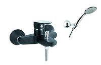 Смеситель для ванны Fiore KEVON CHIC , хром/черный арт-81BX8150 — фото 1, Смеситель для ванны