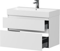 Тумба под раковину Allen Brau Infinity 85 белый матовый арт-1.210026.WM — фото 7, Тумбы под раковину